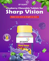 BF SUMA Blueberry Chewable Tablets For Sharp Vision